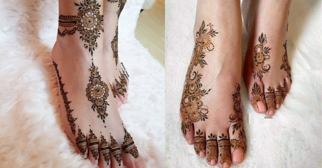 benefits of foot mehndi design for beauty culture and traditional decoration