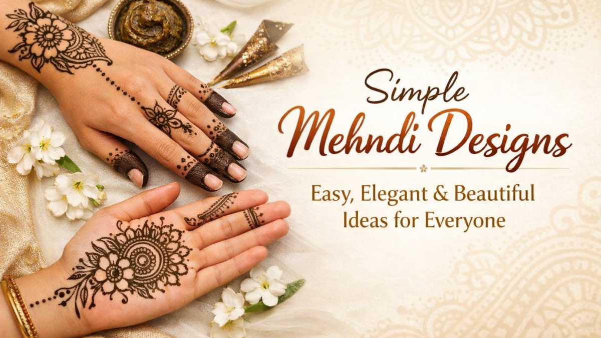 easy henna design for beginners