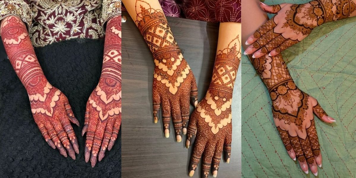 Elegant collection of 10+ mehrab mehndi designs 2026 featuring bridal, simple, and Islamic arch-inspired henna patterns on beautiful hands for festive occasions