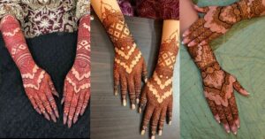 Elegant collection of 10+ mehrab mehndi designs 2026 featuring bridal, simple, and Islamic arch-inspired henna patterns on beautiful hands for festive occasions