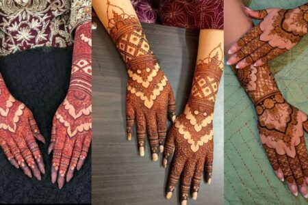 Elegant collection of 10+ mehrab mehndi designs 2026 featuring bridal, simple, and Islamic arch-inspired henna patterns on beautiful hands for festive occasions