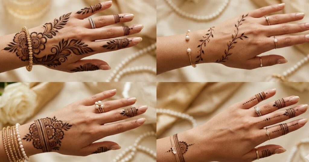 Arabic Mehndi Designs for Bridesmaids 2026 featuring elegant floral and modern Arabic henna patterns