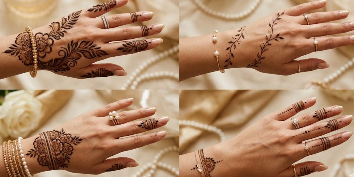Arabic Mehndi Designs for Bridesmaids 2026 featuring elegant floral and modern Arabic henna patterns