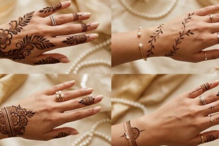 Arabic Mehndi Designs for Bridesmaids 2026 featuring elegant floral and modern Arabic henna patterns