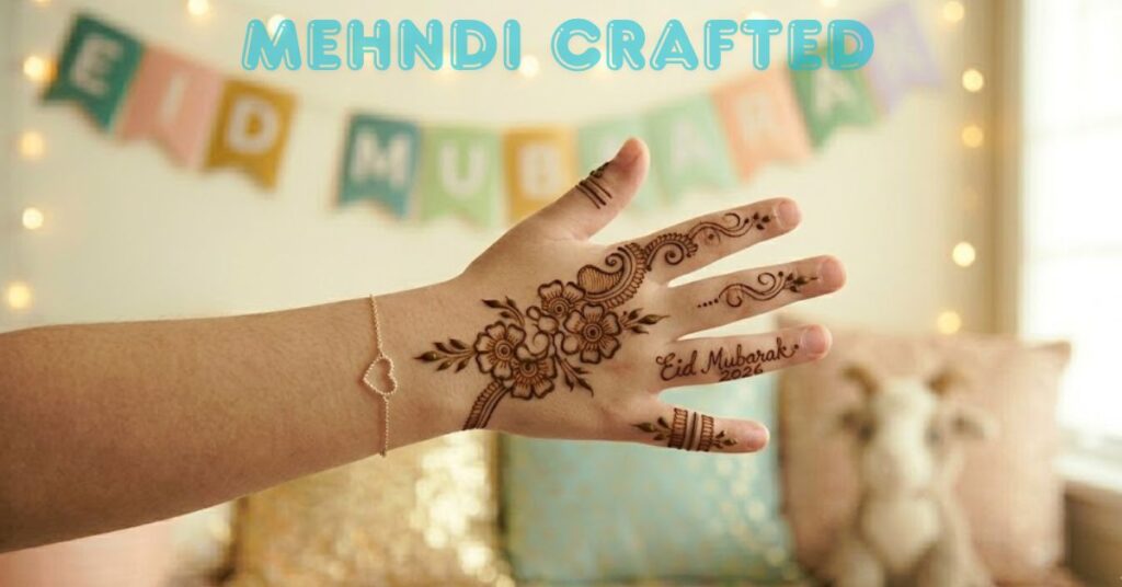 Back hand mehndi designs for kids Eid ul Adha simple elegant henna