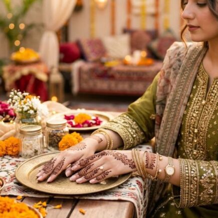 Bakra Eid Last Minute Mehndi 2026 Arabic floral henna design Eid night festive look