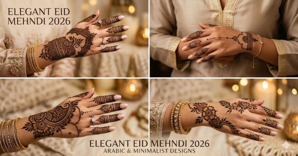 Eid Mehndi Designs 2026 latest festive henna styles for Eid celebration