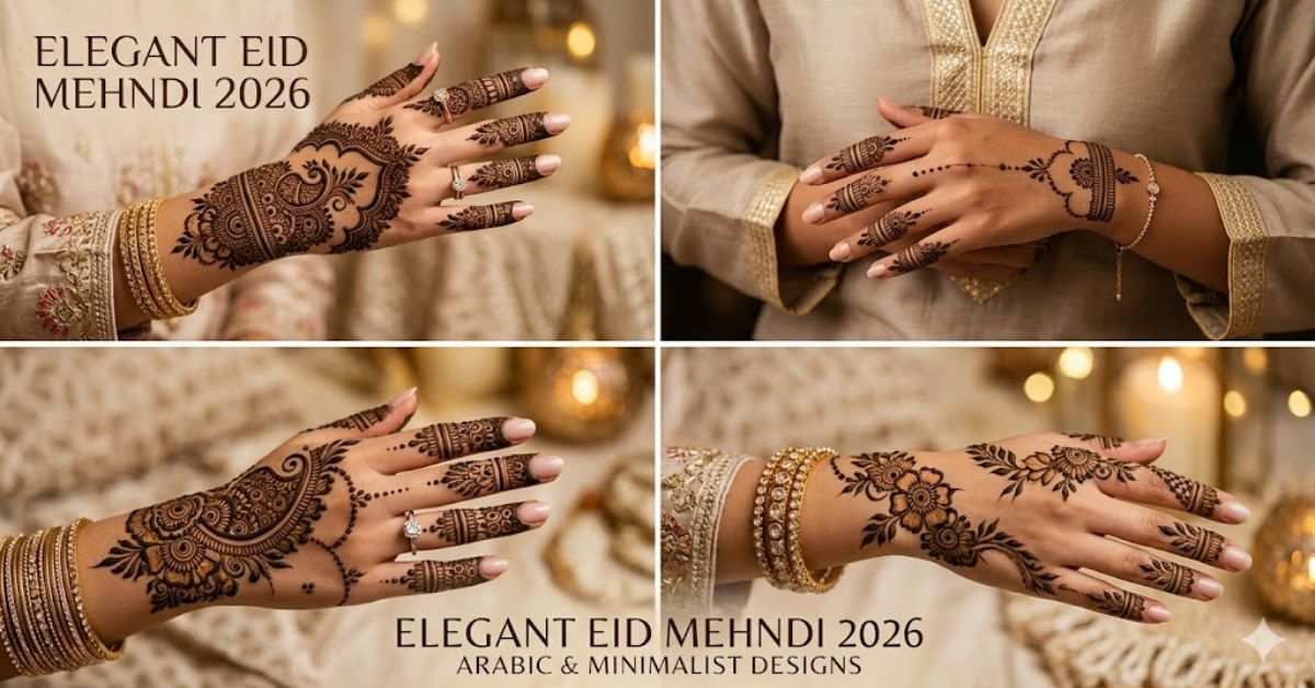 Eid Mehndi Designs 2026 latest festive henna styles for Eid celebration