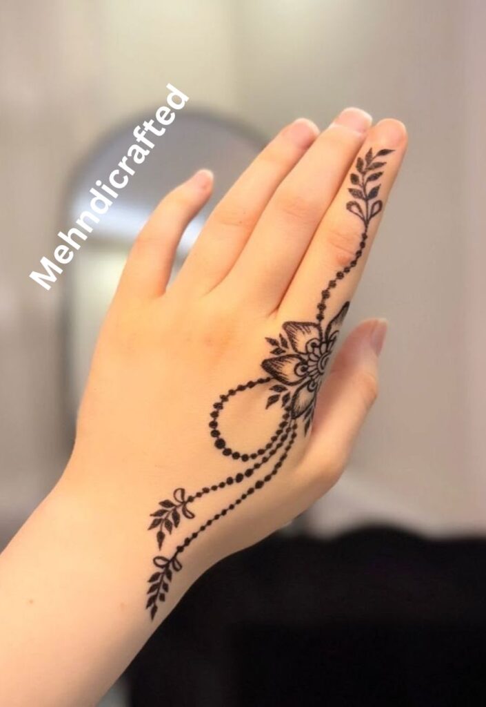 half hand mehndi design for Eid ul Adha 2026 easy festive henna at home beginners