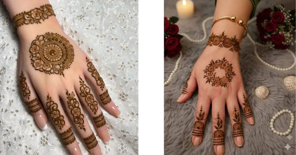 Beautiful mandala art evolution showcasing intricate circular patterns with detailed geometric symmetry, layered floral motifs, and traditional to modern design styles reflecting spiritual and artistic henna-inspired creativity.