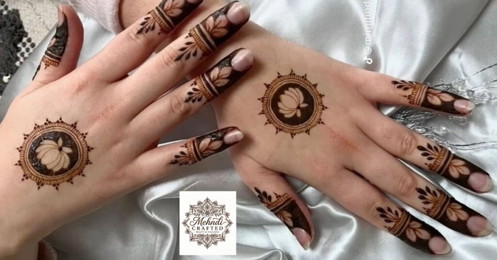 Minimalist boho mehndi style trending in Dhaka 2026