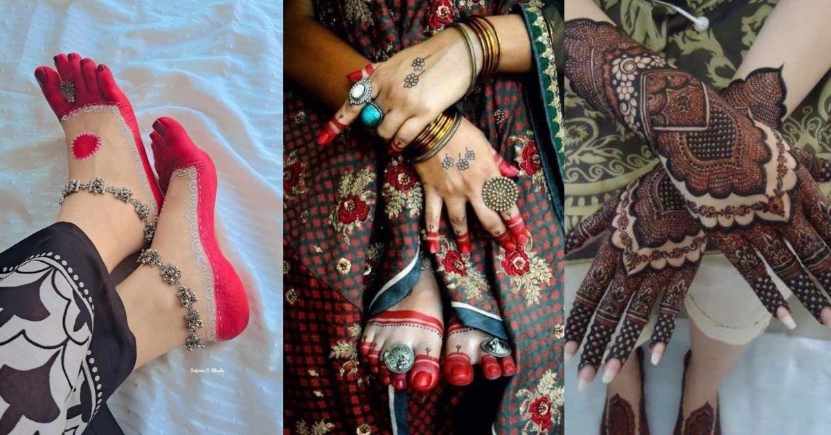 Popular Bangladeshi Mehndi Styles 2026 for brides during Mehedi Shondha celebration