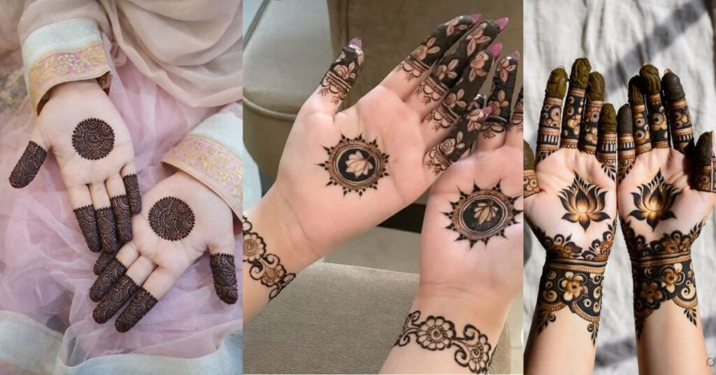 Elegant Two Palm Mehndi Designs for weddings and Eid 2026