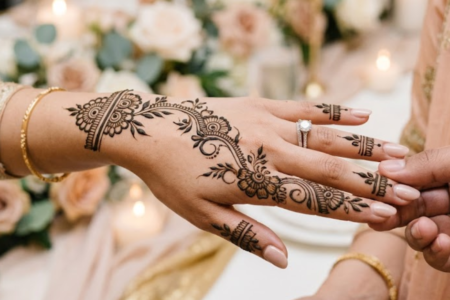 Engagement Mehndi Designs 2026 latest bridal elegant hand mehndi design