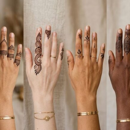 Finger Mehndi Designs 2026 featuring modern floral and minimalist henna patterns