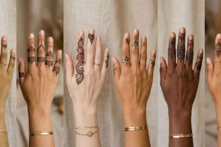 Finger Mehndi Designs 2026 featuring modern floral and minimalist henna patterns