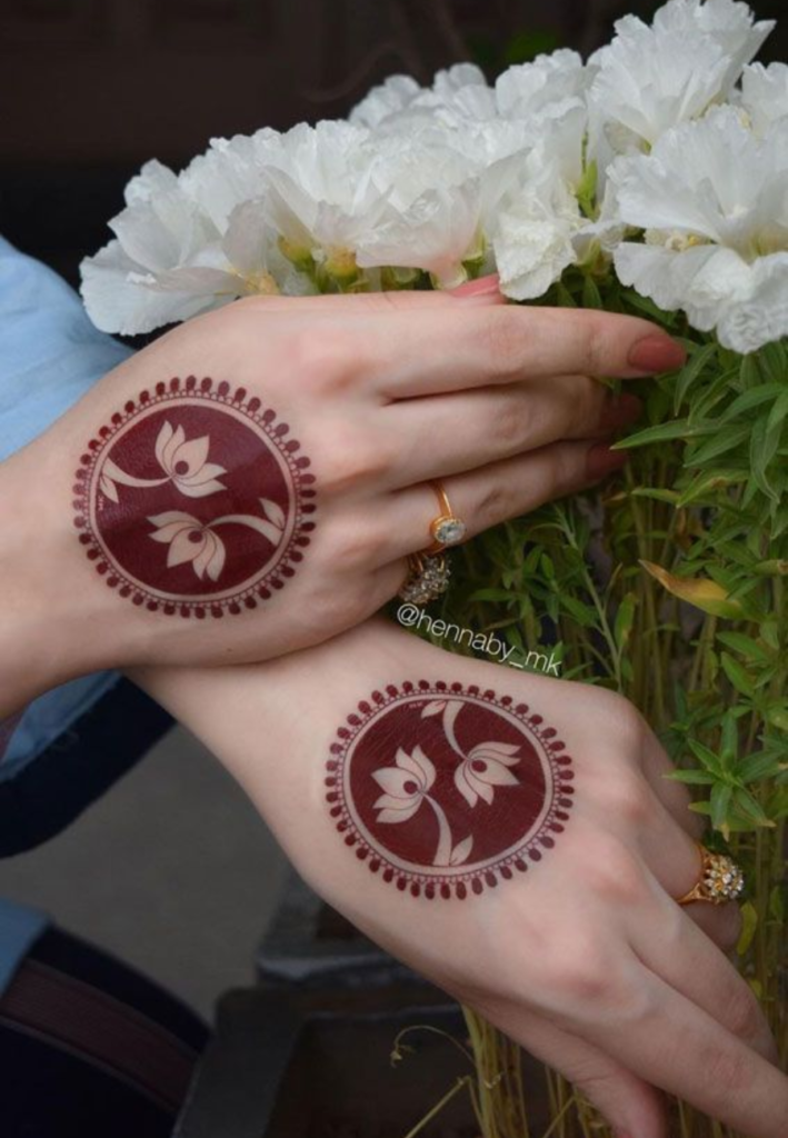 Lotus Mehndi Design for Raksha Bandhan 2026 elegant floral lotus mehndi pattern for festive celebration and traditional look