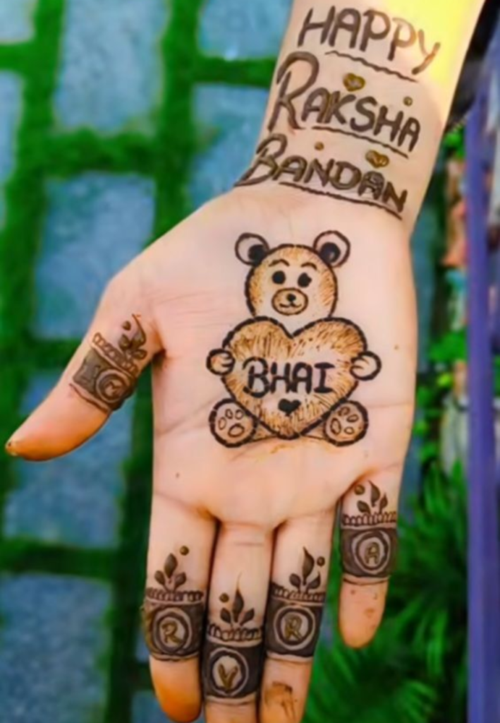 Mandala Raksha Bandhan Mehndi Designs 2026 circular palm art