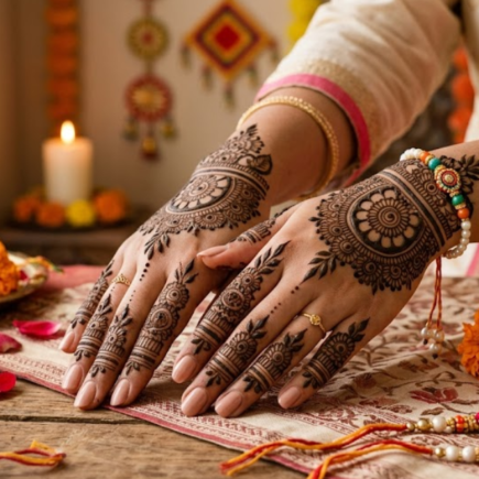 Raksha Bandhan Mehndi Designs 2026 beautiful festive bridal and Arabic style hand mehndi design for sisters