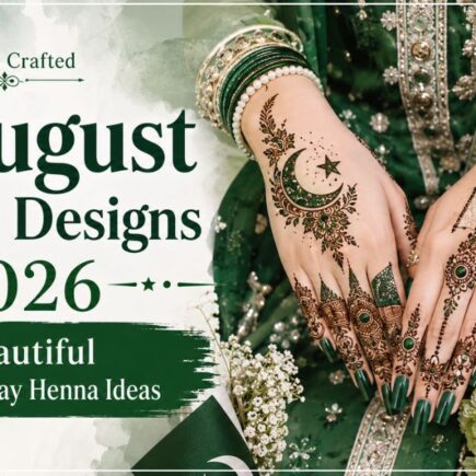 14 August Mehndi Designs 2026 featuring beautiful Pakistan Independence Day henna ideas by Mehndi Crafted
