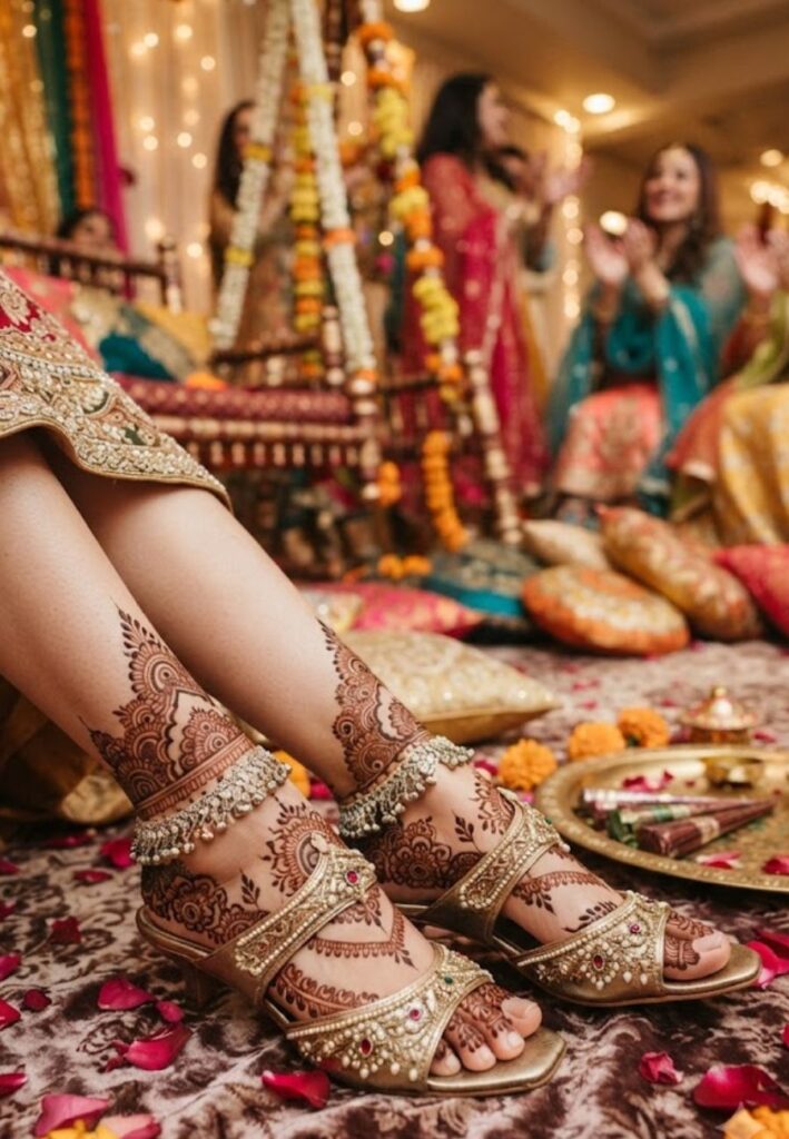 Elegant Foot Mehndi Designs for weddings and festivals