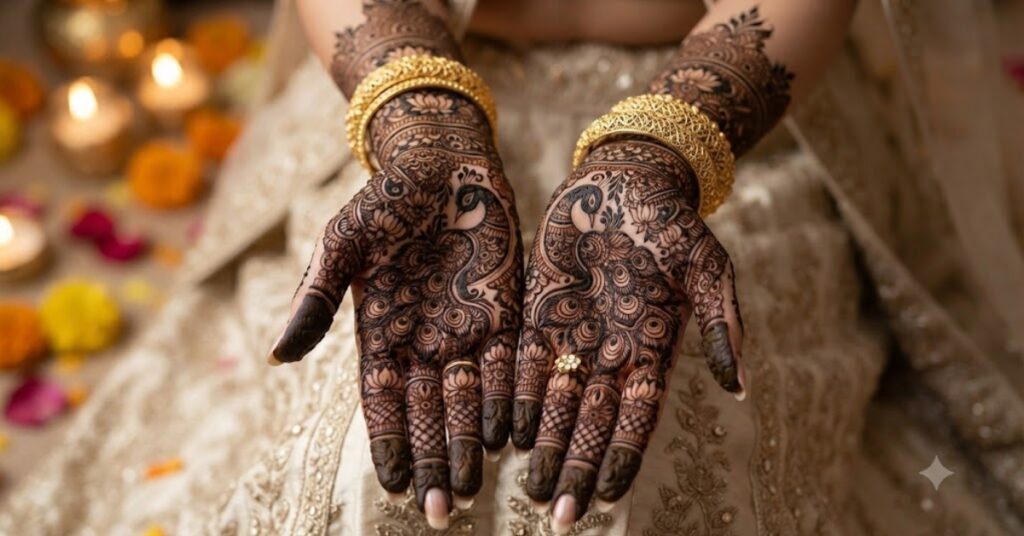 Stylish Peacock Mehndi Designs for weddings and festivals