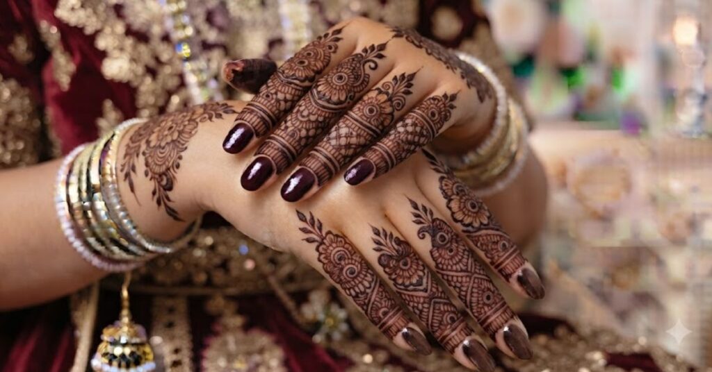 Best Occasions to Wear Royal Finger Mehndi Design for Weddings and Festivals