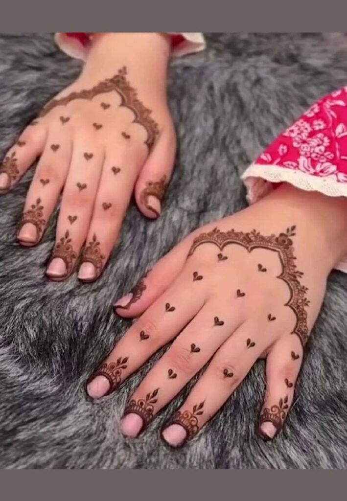 Birthday Mehndi Designs for Kids with cute, simple, and fun henna patterns