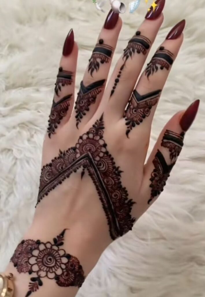Birthday Mehndi Designs for Teen Girls with cute, simple, and stylish henna patterns