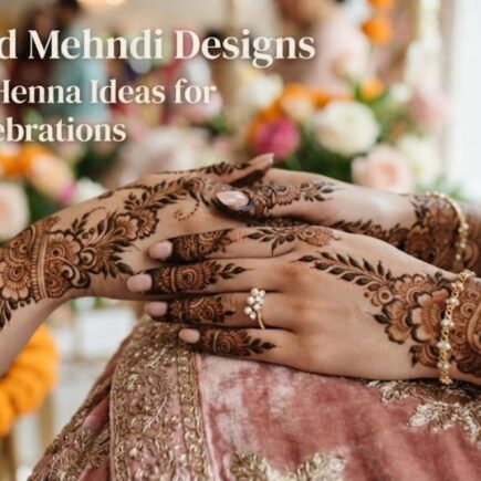 Bridesmaid Mehndi Designs featuring elegant floral henna patterns for wedding celebrations