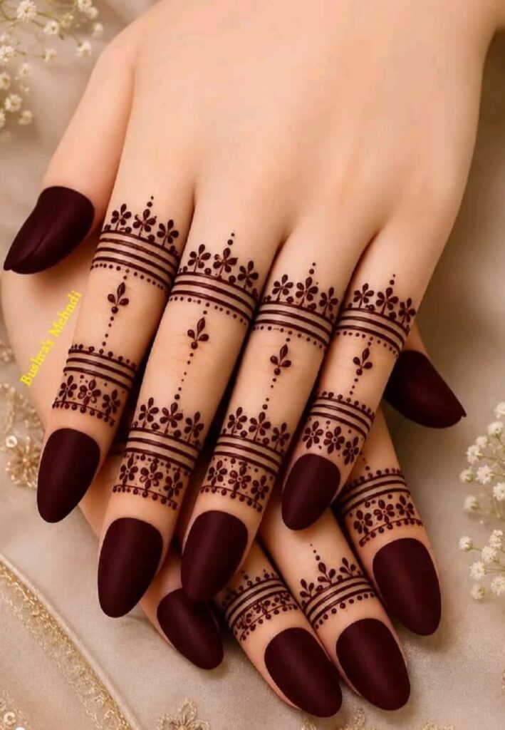 Ring style Cute Small Henna Designs