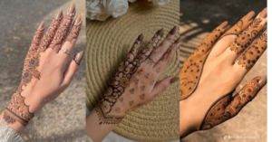 Half hand mehndi design 2026 featuring elegant Arabic floral and mandala henna pattern with modern stylish bridal look.