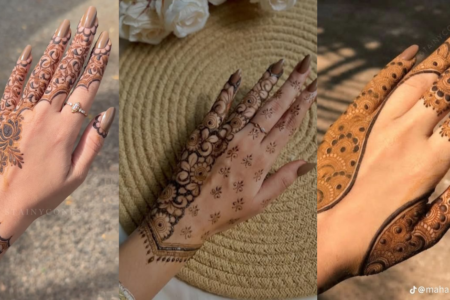 Half hand mehndi design 2026 featuring elegant Arabic floral and mandala henna pattern with modern stylish bridal look.