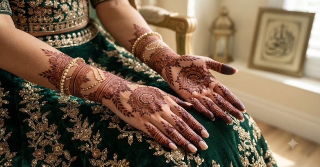 Modern Pakistani Henna Designs for women