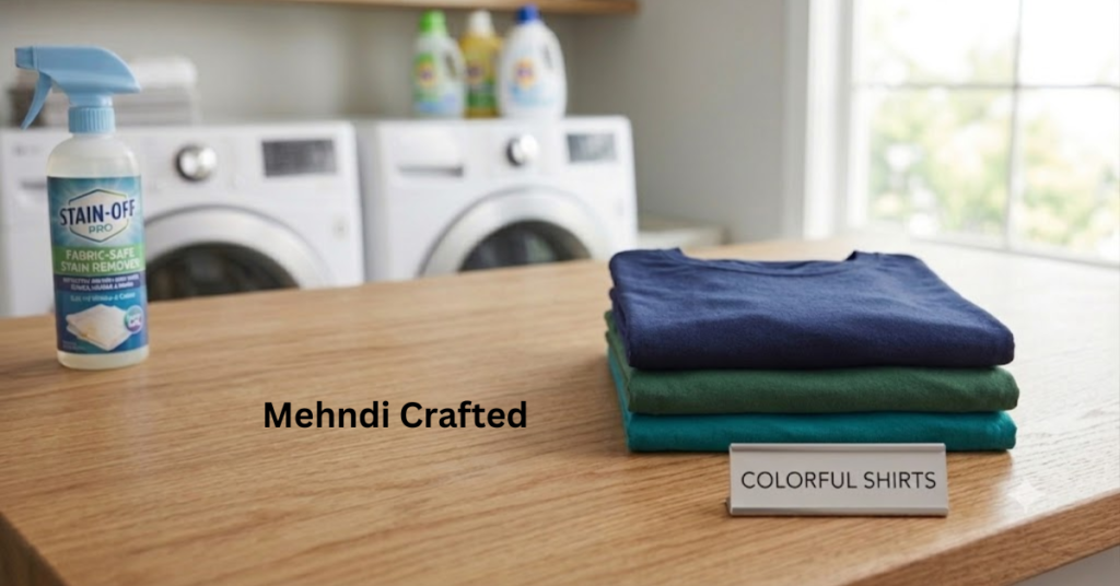 How to remove henna from colored clothes without fading fabric