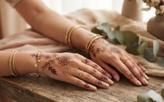 Minimal Mehndi Designs 2026 with elegant floral patterns on hands, simple and modern henna art inspiration
