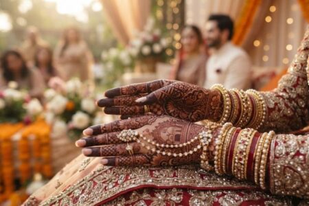 Beautiful Pakistani Mehndi Designs featuring traditional floral henna patterns and bridal hand art