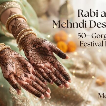 Rabi al-Awwal Mehndi Design 2026 elegant Islamic festival henna ideas by Mehndi Crafted