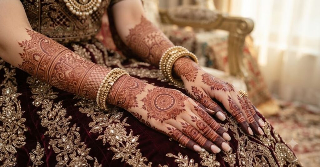 Traditional Pakistani Henna Designs inspired by classic cultural art