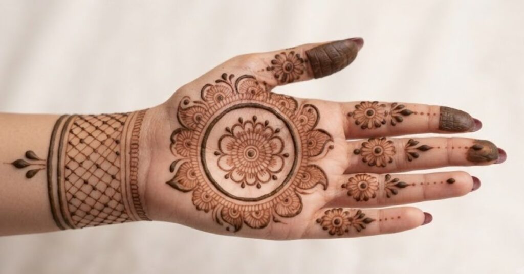 Traditional Indian Festival Henna Designs featuring cultural mehndi patterns