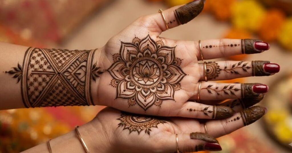 Latest Guru Purnima Mehndi Designs 2026 with modern henna styles