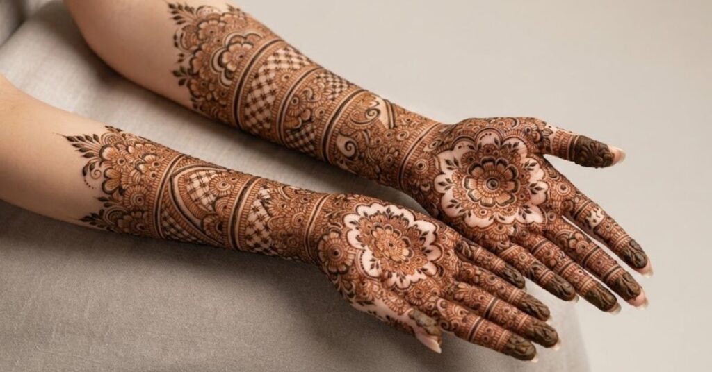 Beautiful Pakistani Mehndi Designs with elegant floral patterns