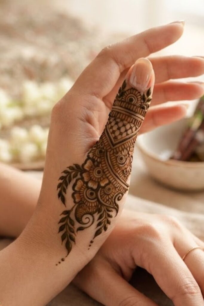 Pakistani Style Thumb Mehndi Designs 2026 with Traditional Floral and Paisley Henna Patterns