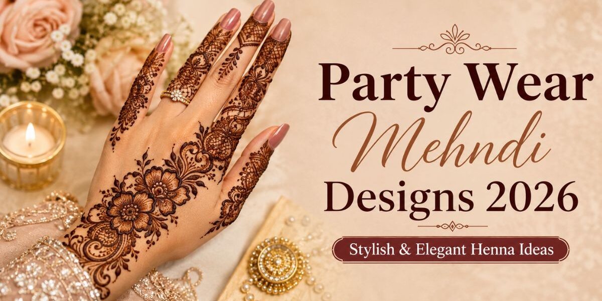 Party Wear Mehndi Designs 2026 – Elegant Floral and Stylish Henna Design Ideas