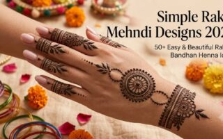 Simple Rakhi Mehndi Designs 2026 with beautiful Raksha Bandhan henna ideas