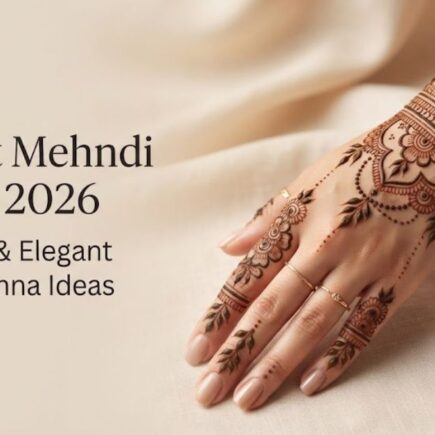 Bracelet Mehndi Designs 2026 featuring an elegant floral bracelet henna design on the wrist