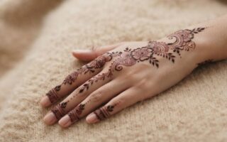 Simple Bengali Mehndi Designs 2026 with delicate floral and leafy patterns