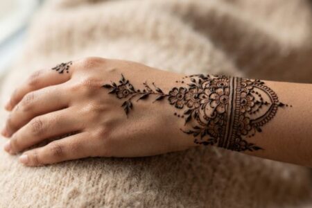 Floral Bracelet Mehndi Designs 2026