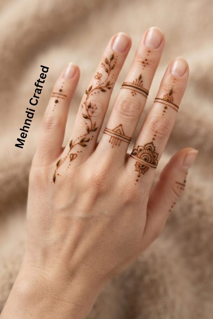 Why Finger Henna Tattoo Designs Are Trending in 2026 with modern minimal patterns